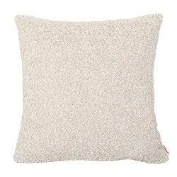 Quadratisches Dekokissen 45 x 45 cm - Teddy-Bouclé