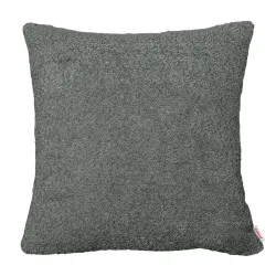Quadratisches Dekokissen - Teddy-Bouclé