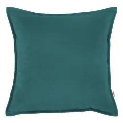 Quadratisches Dekokissen 45 x 45 cm - Soft-Velours