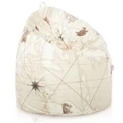 Riesensitzsack XXL für Erwachsene - Premium Print-Stoff