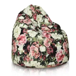 Kinder-Sitzsack L - Premium Print-Stoff