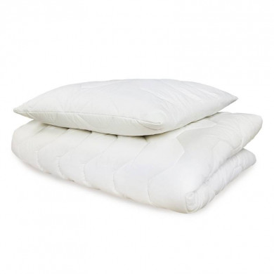 Winter- Set aus Baumwolle: Bettdecke 200x200 cm / Kissen 70x80 cm