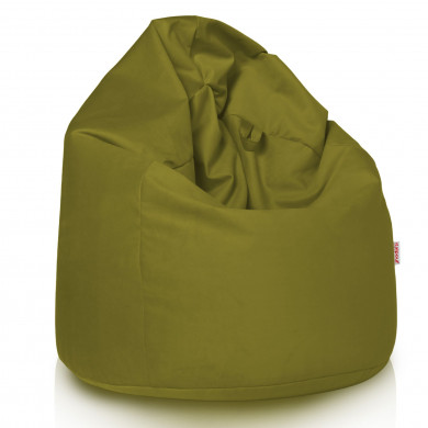 Grüner Apfel Sitzsack Plüsch
