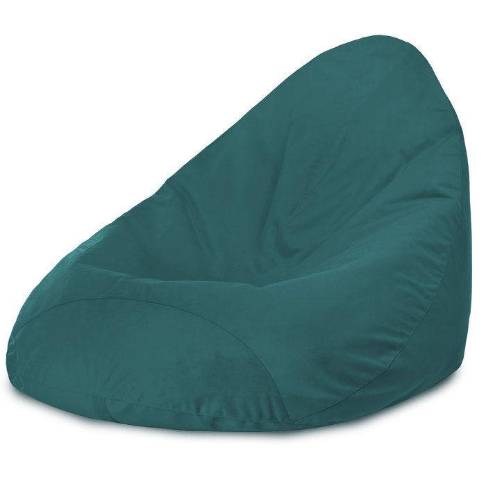 Königsblau Sitzsack Mit Lehne Drop Plüsch