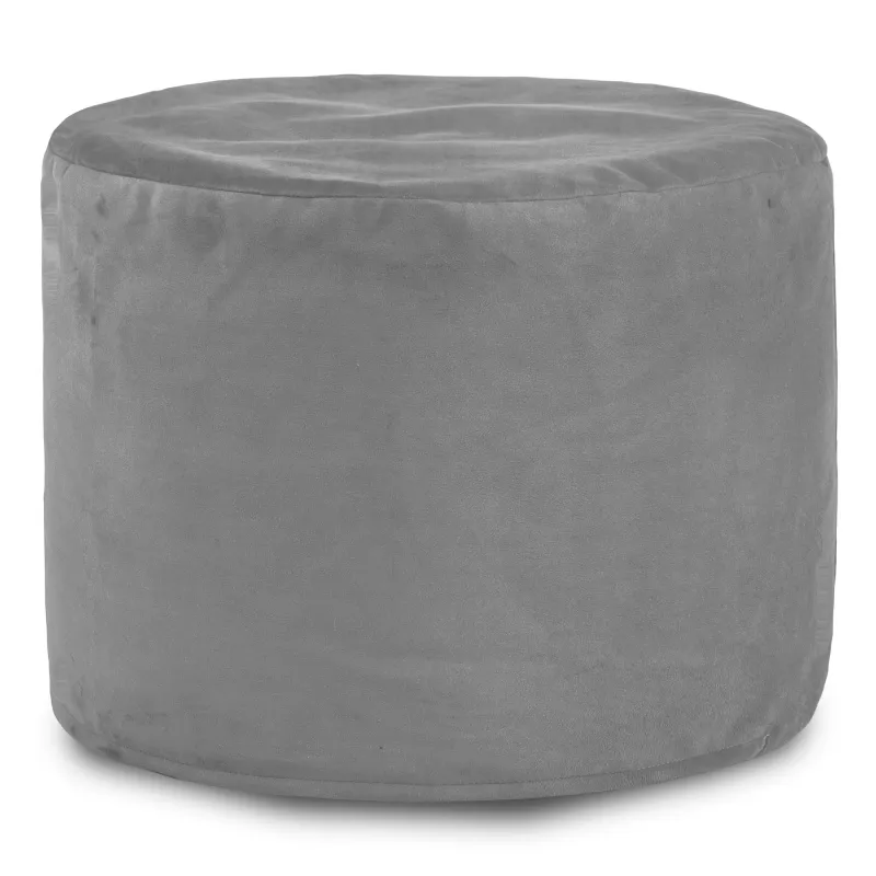 Pouf Runder Sitzhocker Zylinder - Soft-Velours – Ansicht 16