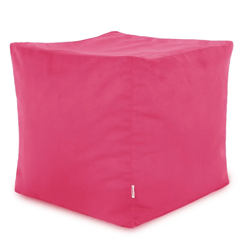 Pouf Sitzwürfel Quadratisch - Soft-Velours – Ansicht 16