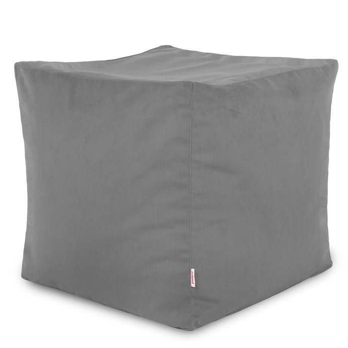 Stahl Sitzhocker Plüsch Cubo Modern