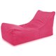 Lounge Sessel XXL Rosa Plüsch