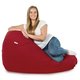 Rot Sitzsack XXL Plüsch Modern Rot Sitzsack XXL Plüsch Modern