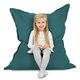Königsblau Sitzkissen Kinder XL Plüsch