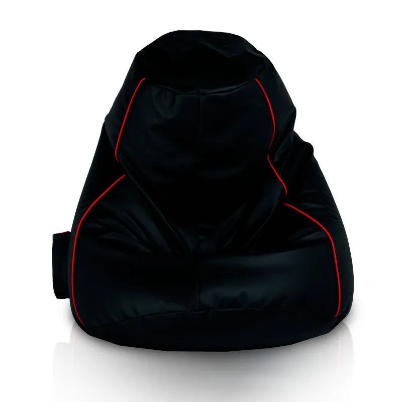 Weicher und bequemer schwarzer Gaming Sitzsack für ultimativen Komfort
