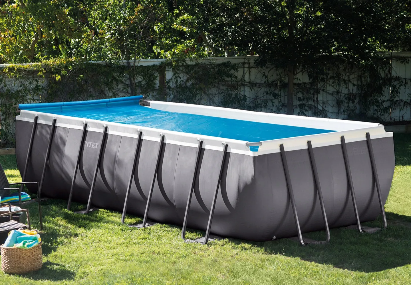 Aufroller für Solarfolie für Stahlrahmenpools 274 - 488 cm INTEX 28051 - 4