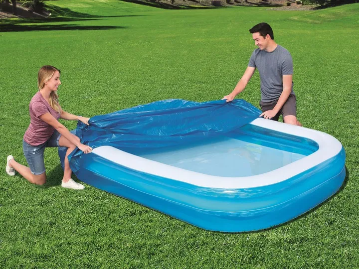 Aufblasbare Familienpool 262 x 175 x 51 cm Bestway 54006 + Abdeckung - 4