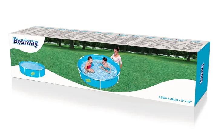 Rundes Stahlrahmen-Pool für Kinder 152 x 38 cm Bestway 56283 - 3