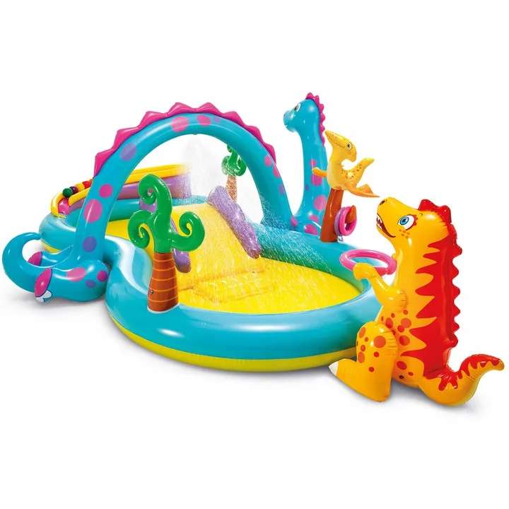 Aufblasbares Dinosaurier-Spielzentrum 302 x 229 x 112 cm INTEX 57135 - 2