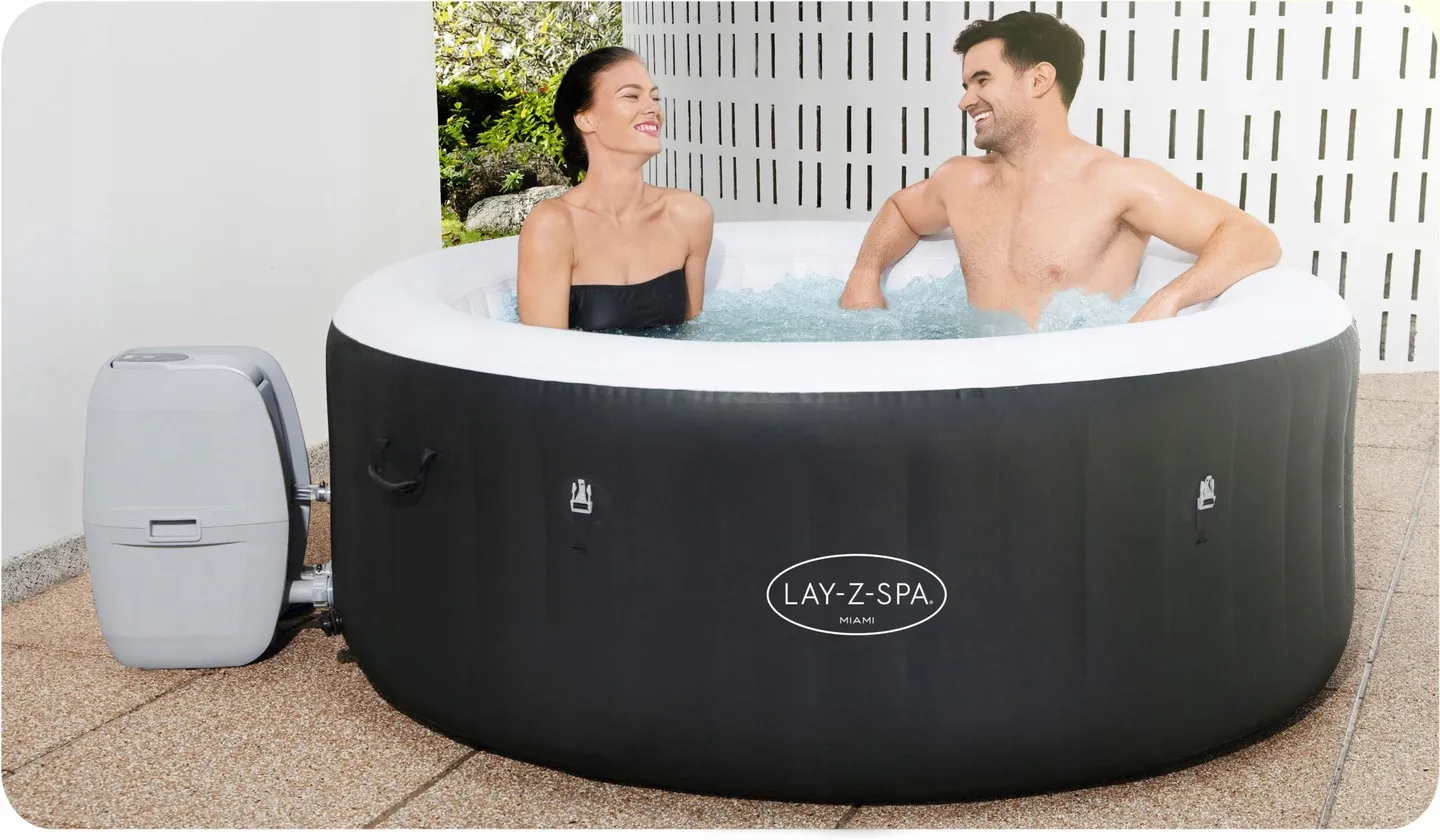 Aufblasbarer Whirlpool Lay-Z Miami 4-Person Bestway 60001 - 12