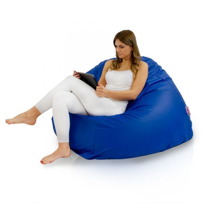 Sitzsack mit Rückenlehne XXL Drop - Premium Print-Stoff - Sitzsack Drop XXL