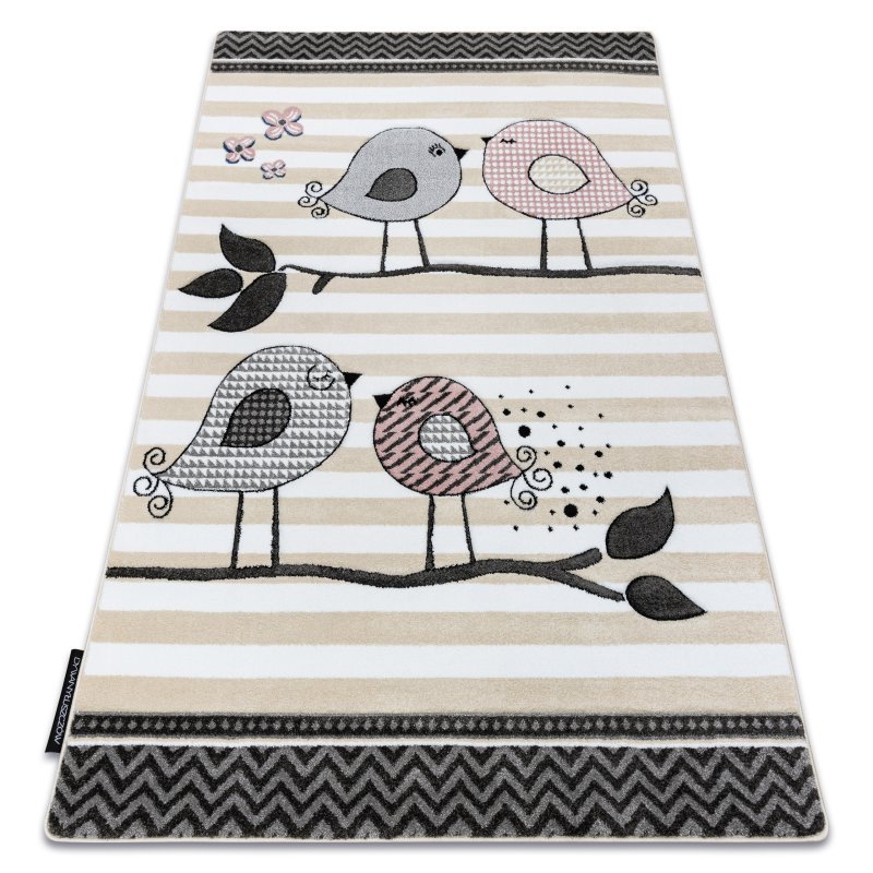 Kinderteppich PETIT VÖGEL sahne - Kinderteppiche