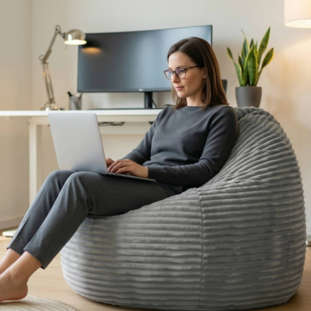 Stripe-Stil – Sitzsäcke und Poufs